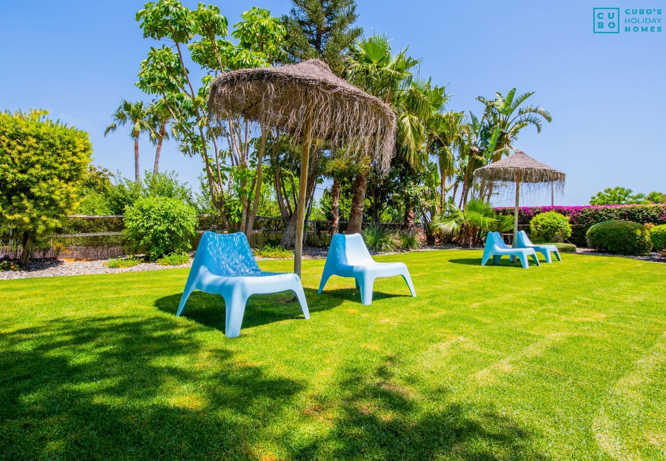 Garden of this villa in Alhaurín de la Torre