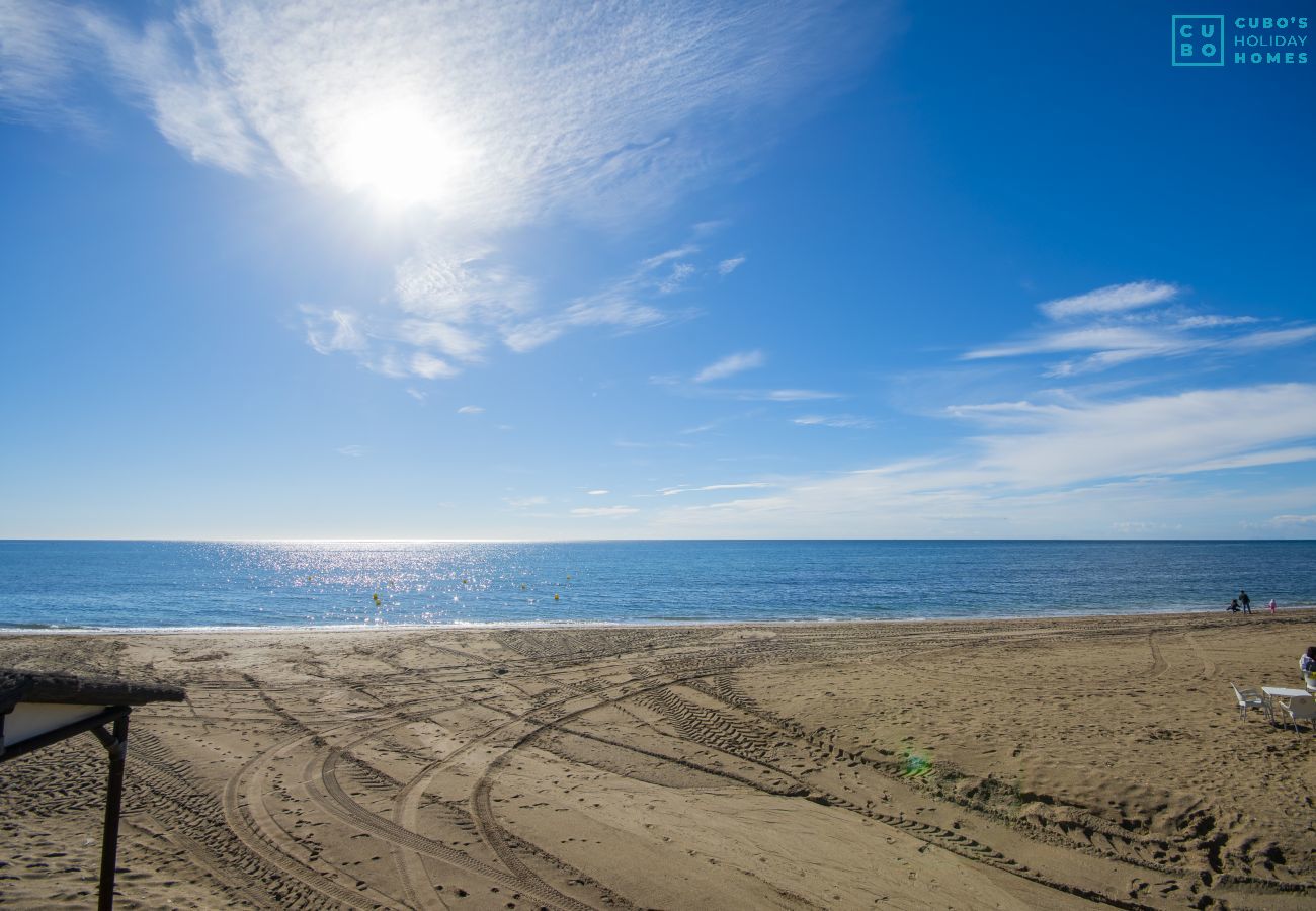 Beach near this apartment in Mijas Costa