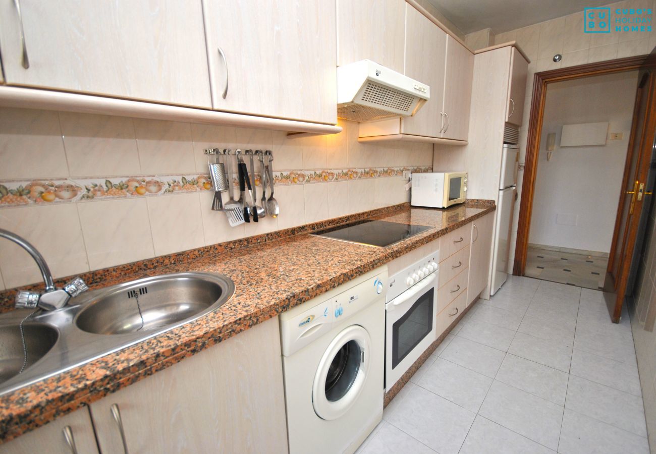 Kitchen of this apartment in Marbella