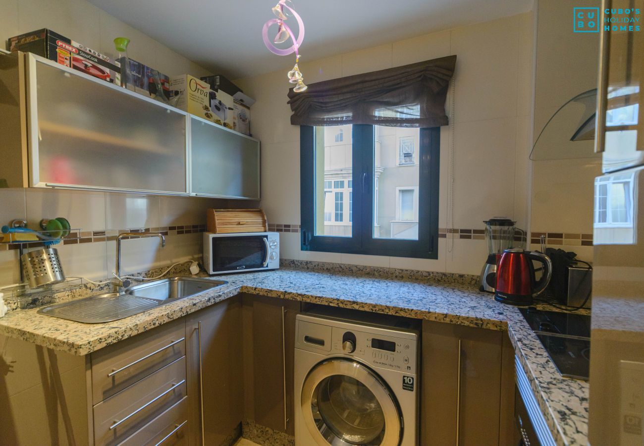 Kitchen of this apartment in Fuengirola