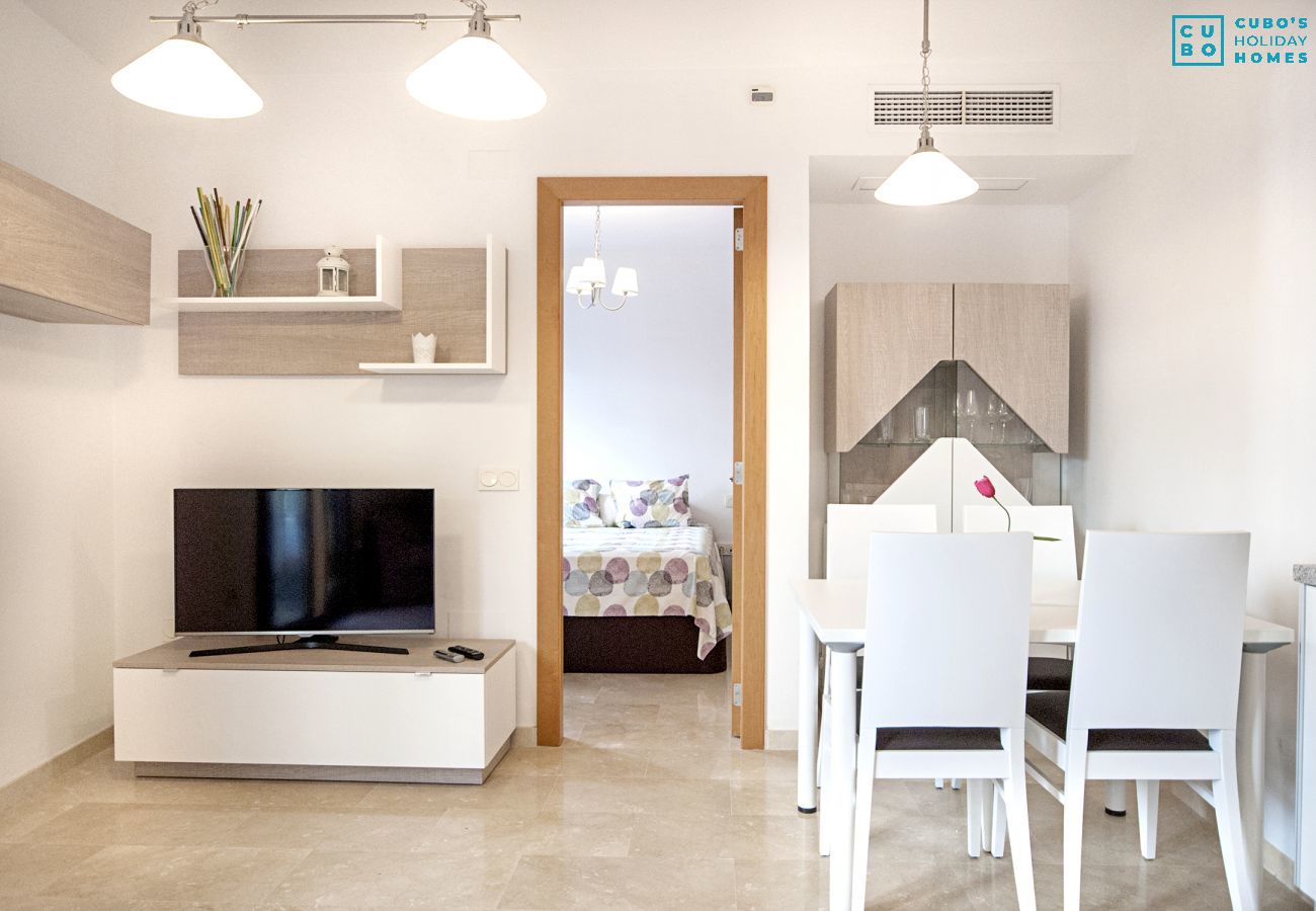 Living room of this apartment in Fuengirola