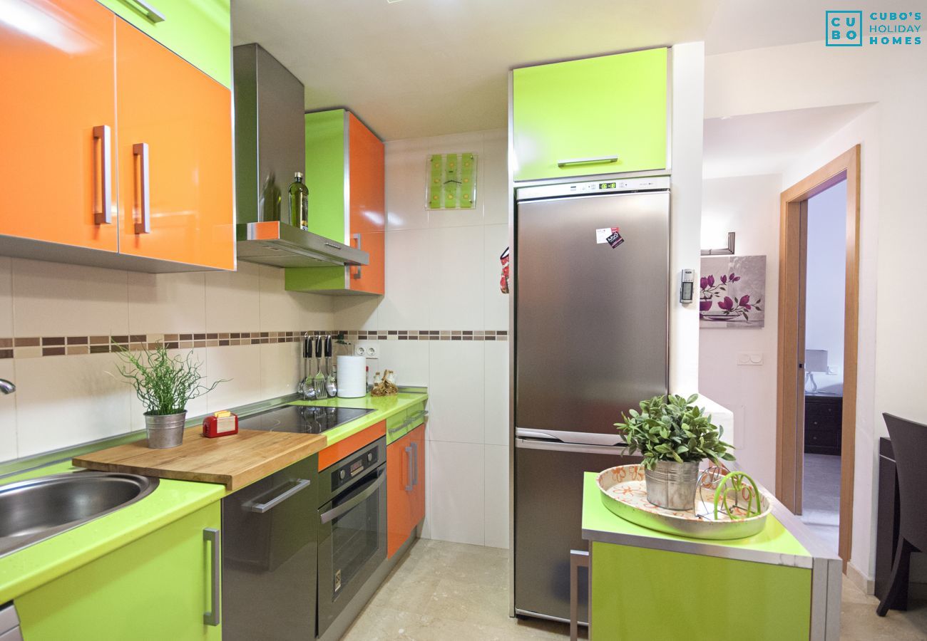 Kitchen of this apartment in Fuengirola