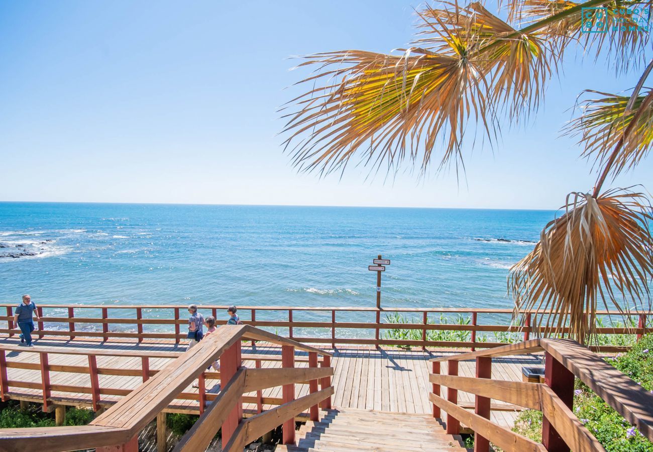 Beach near this apartment in Mijas Costa