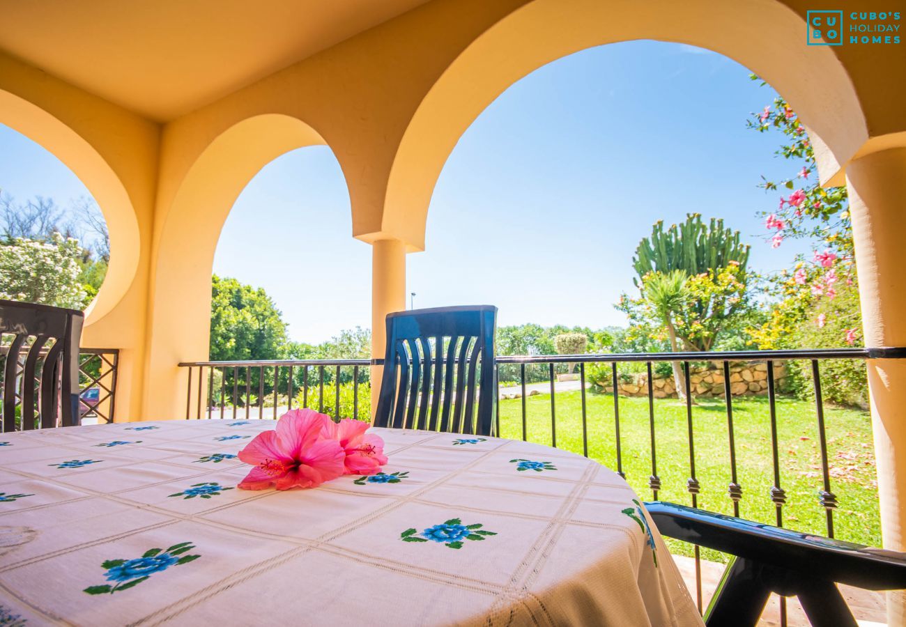 Terrace of this apartment in Mijas Costa