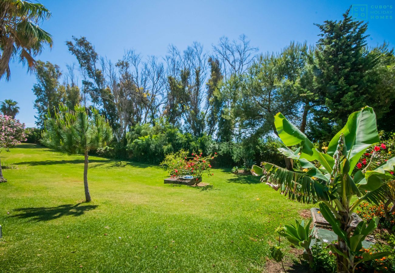 Gardens of this apartment in Mijas Costa