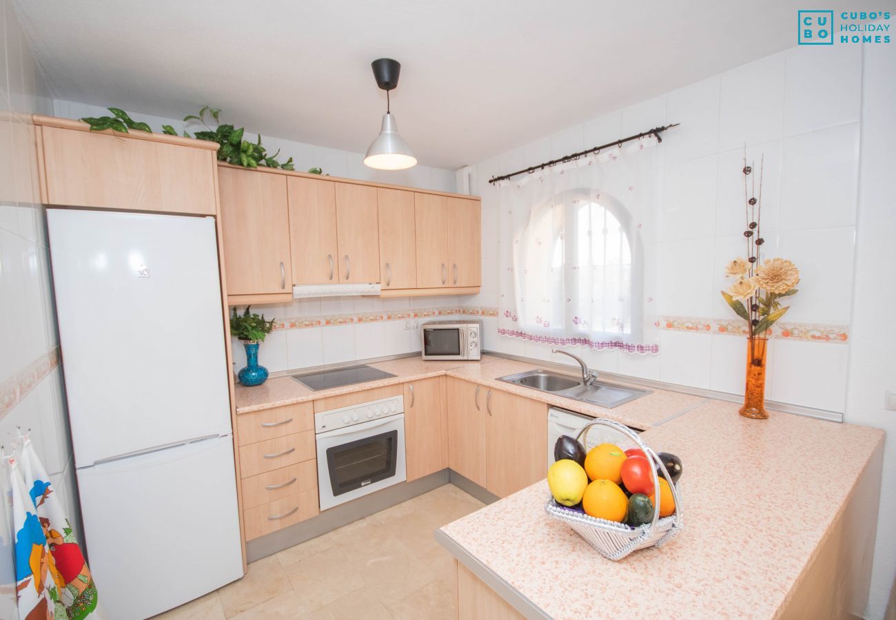 Living room of this apartment in Mijas Costa