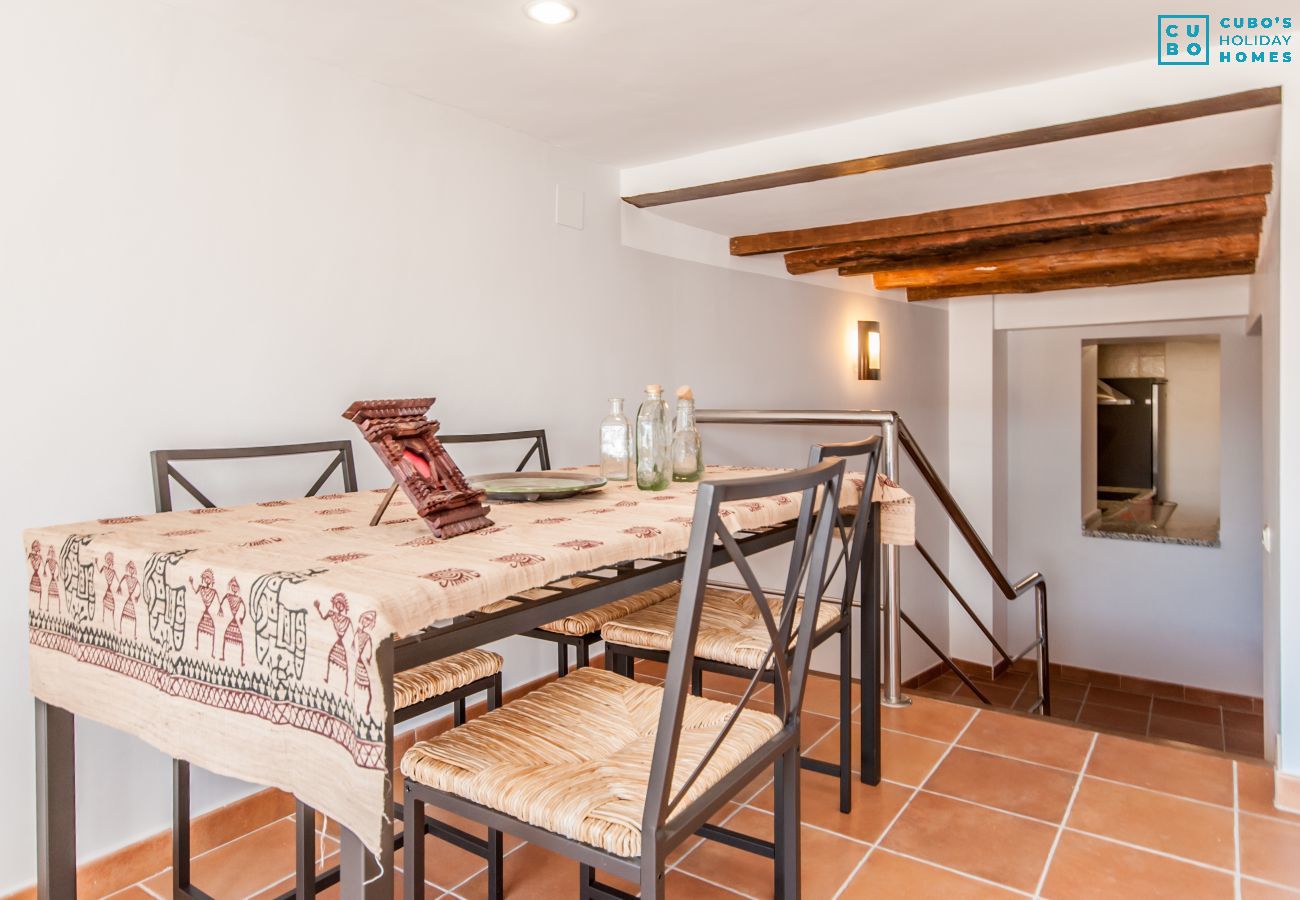 Dining room of this house near the Caminito del Rey