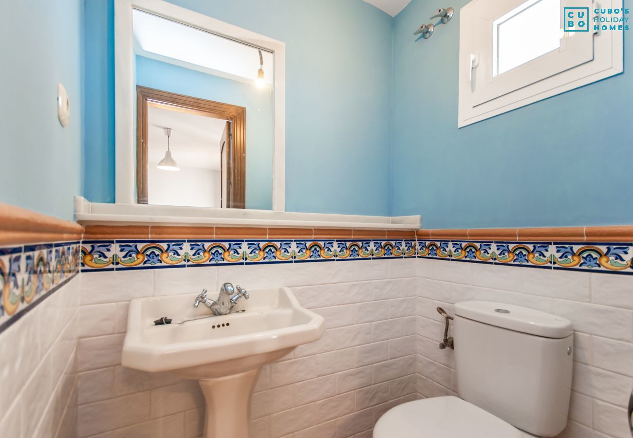 Bathroom of this house near the Caminito del Rey