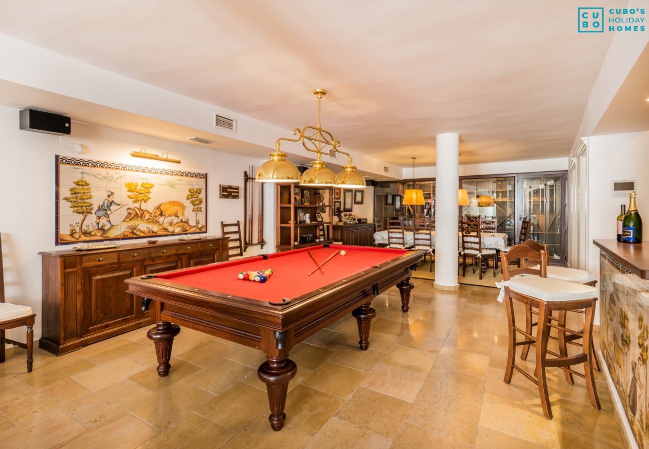 Living room of this luxury house in the center of Alhaurín el Grande