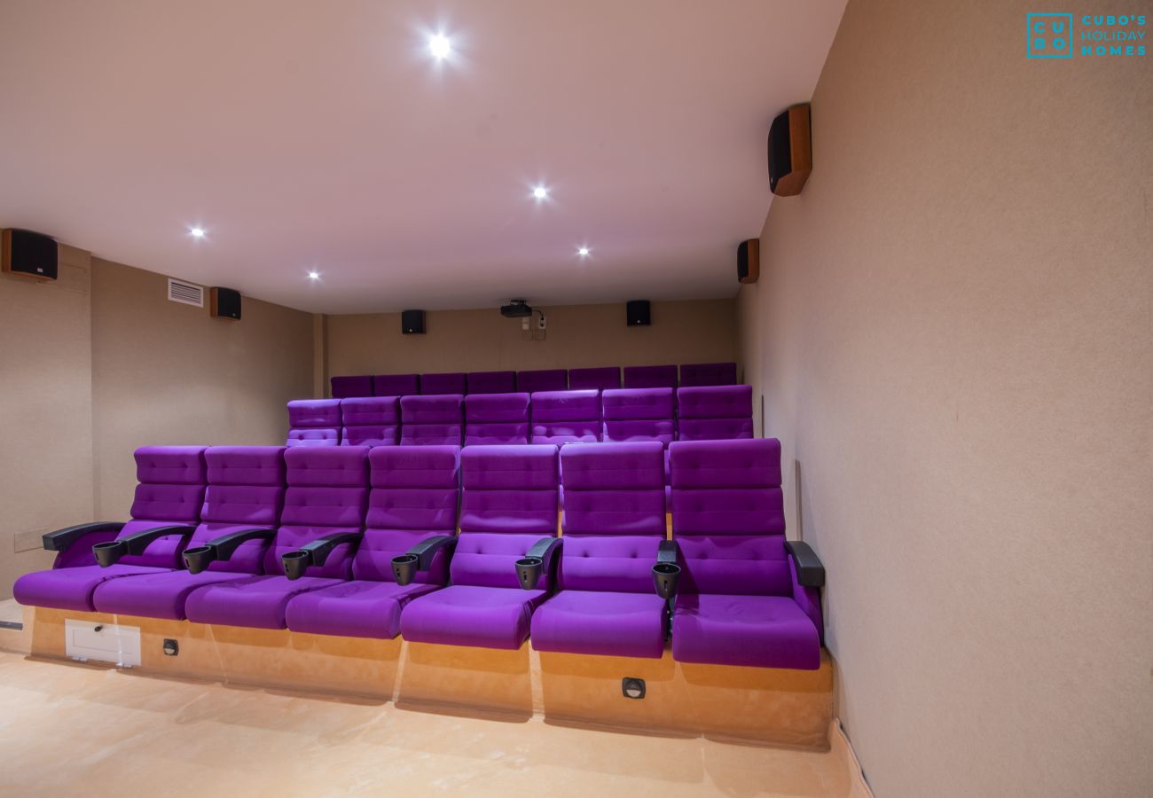 Private cinema of this luxury house in the center of Alhaurín el Grande