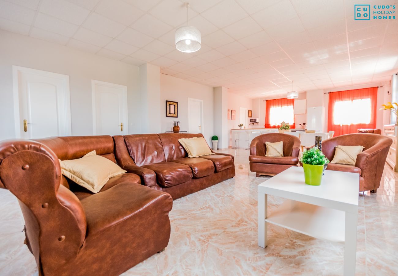 Living room of this villa in Alhaurín el Grande