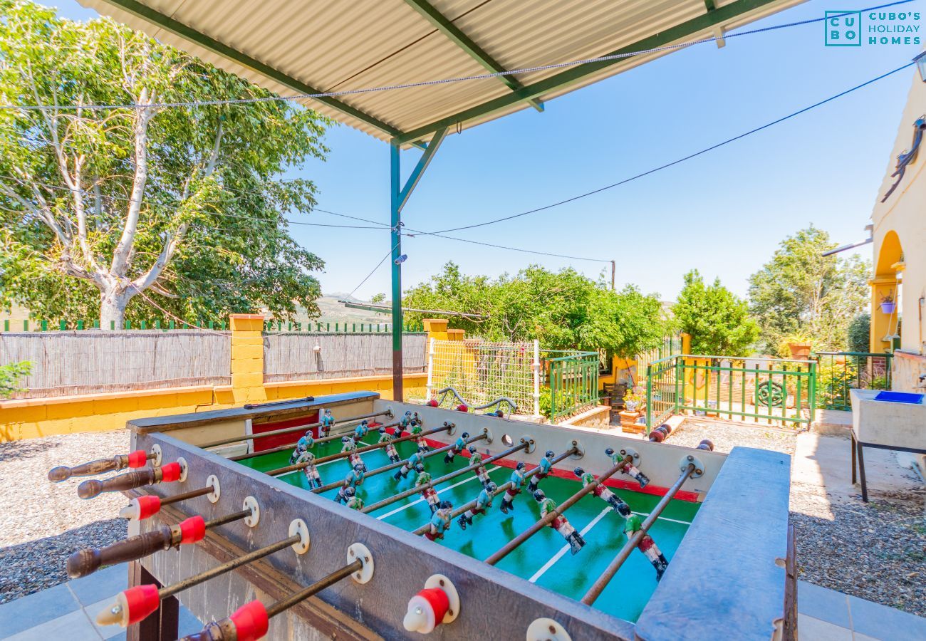 Play areas of this villa in Ardales