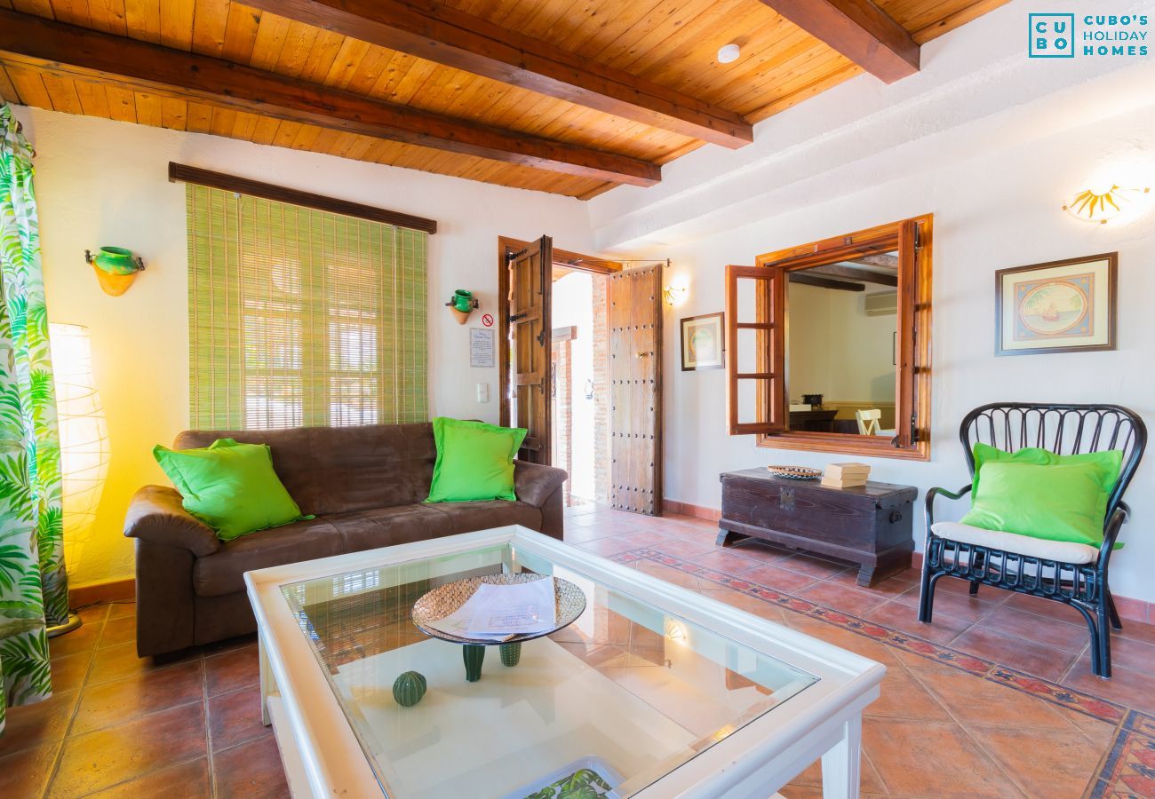 Living room of this rural apartment in Mijas Pueblo