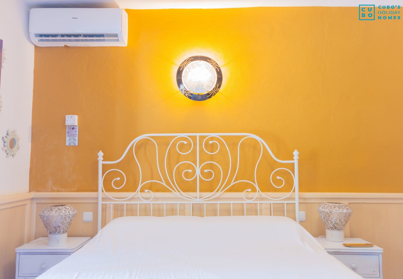 Bedroom of this rural apartment in Mijas Pueblo