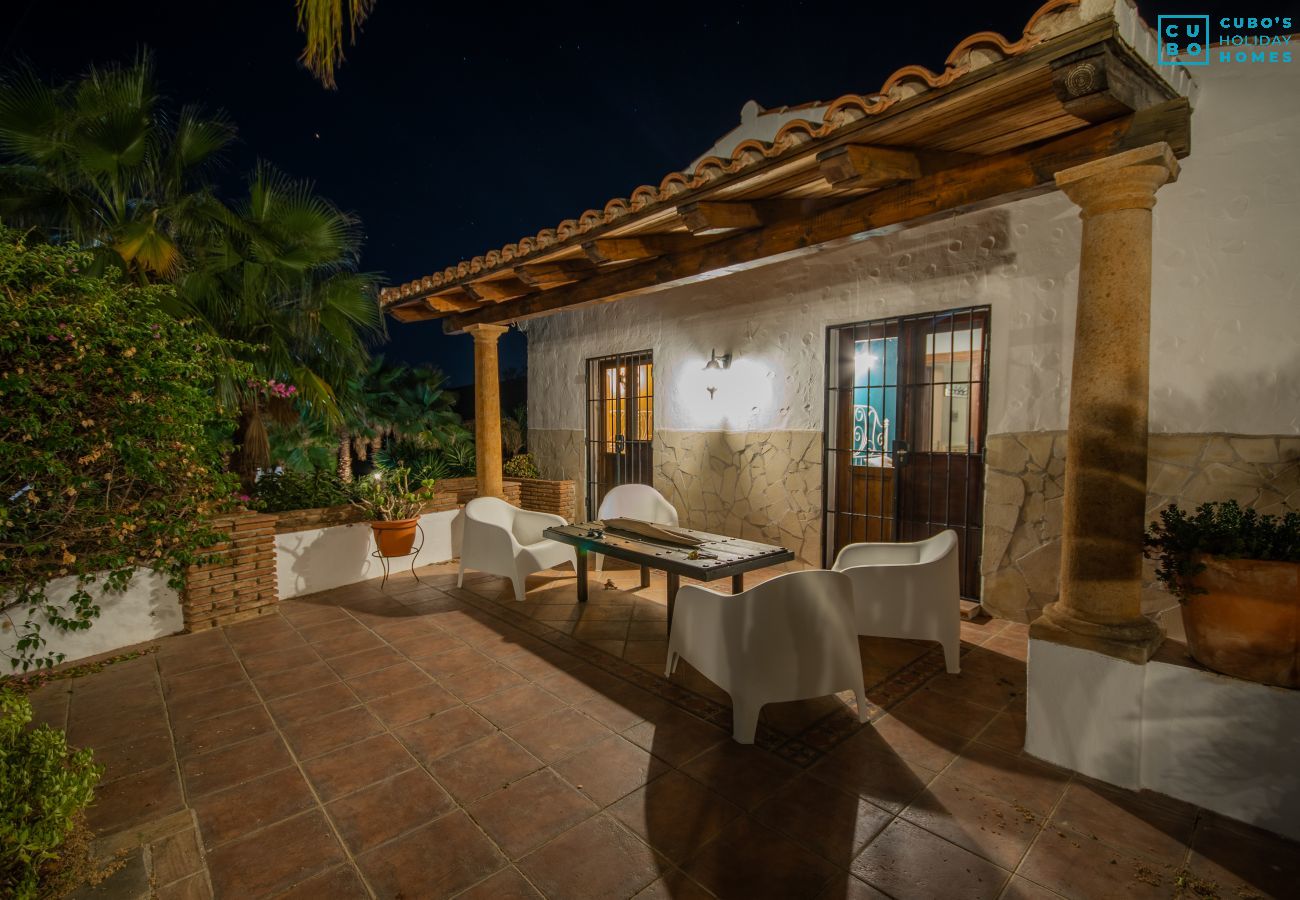 Terrace of this rural apartment in Mijas Pueblo