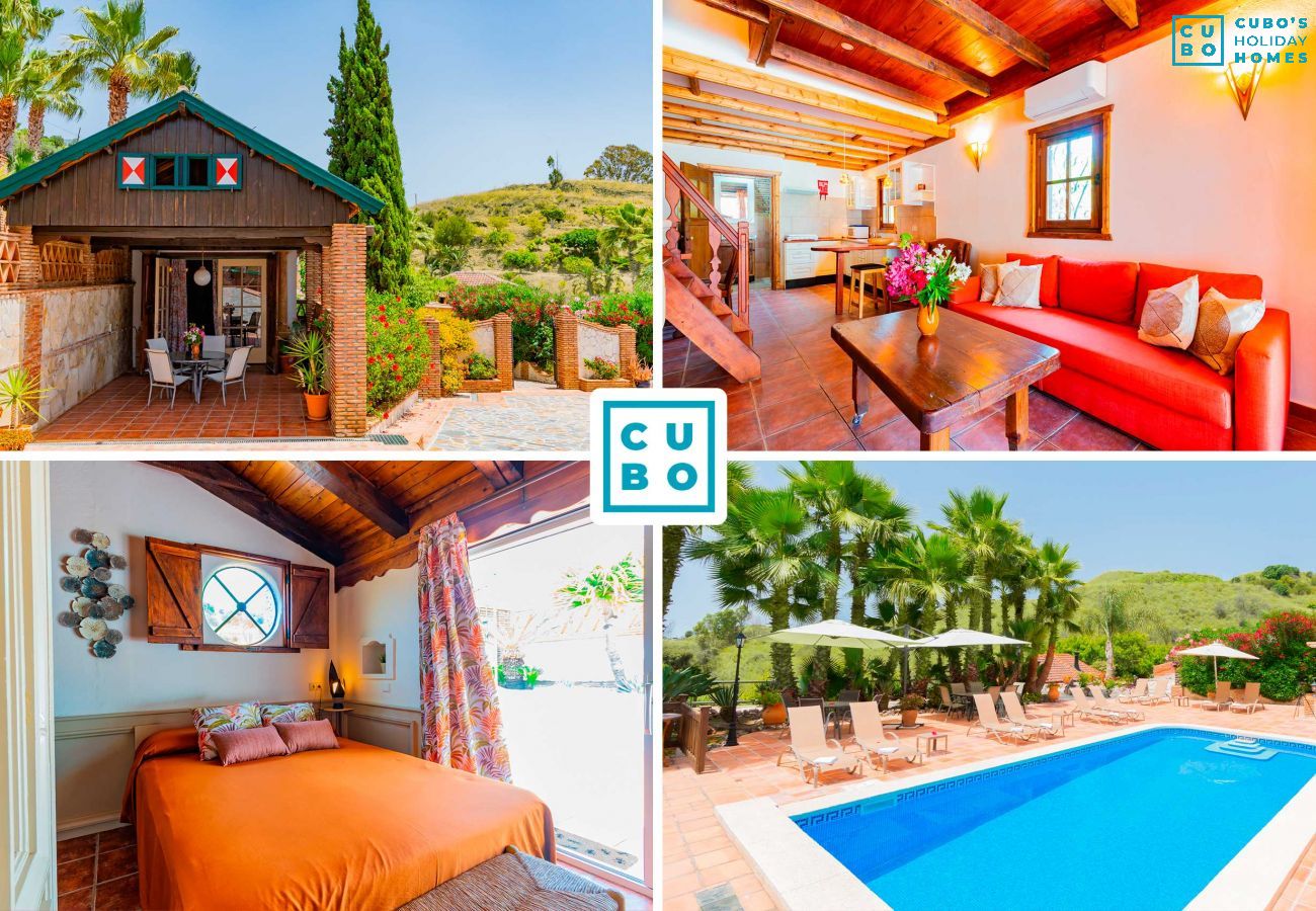 Charming rural studio in Mijas with swimming pool