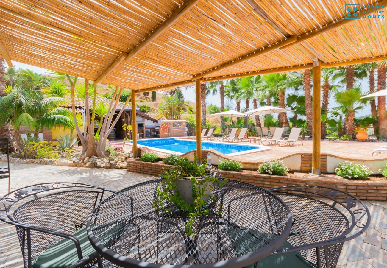 Terrace of this rural apartment in Mijas Pueblo