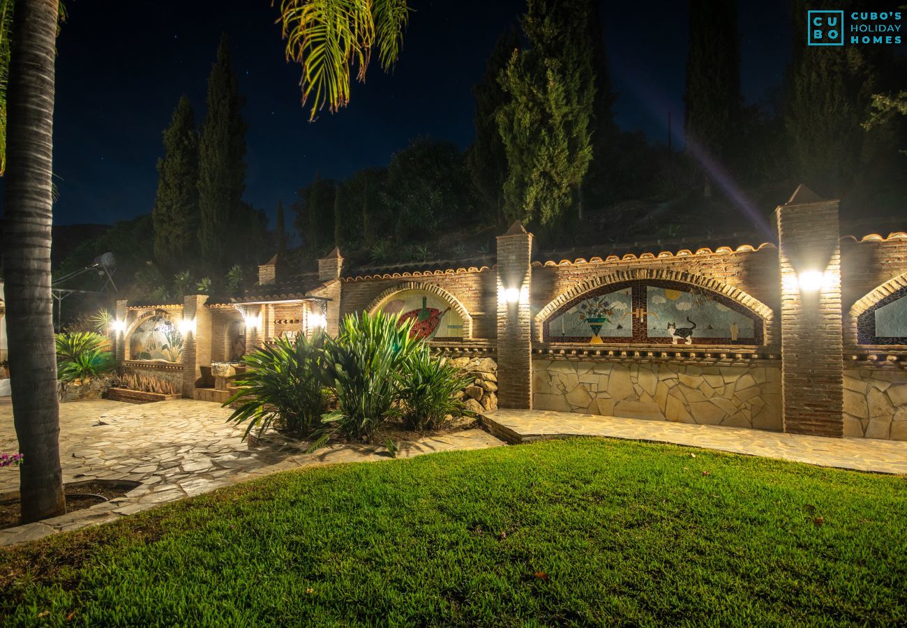 Garden of this rural studio in Mijas Pueblo