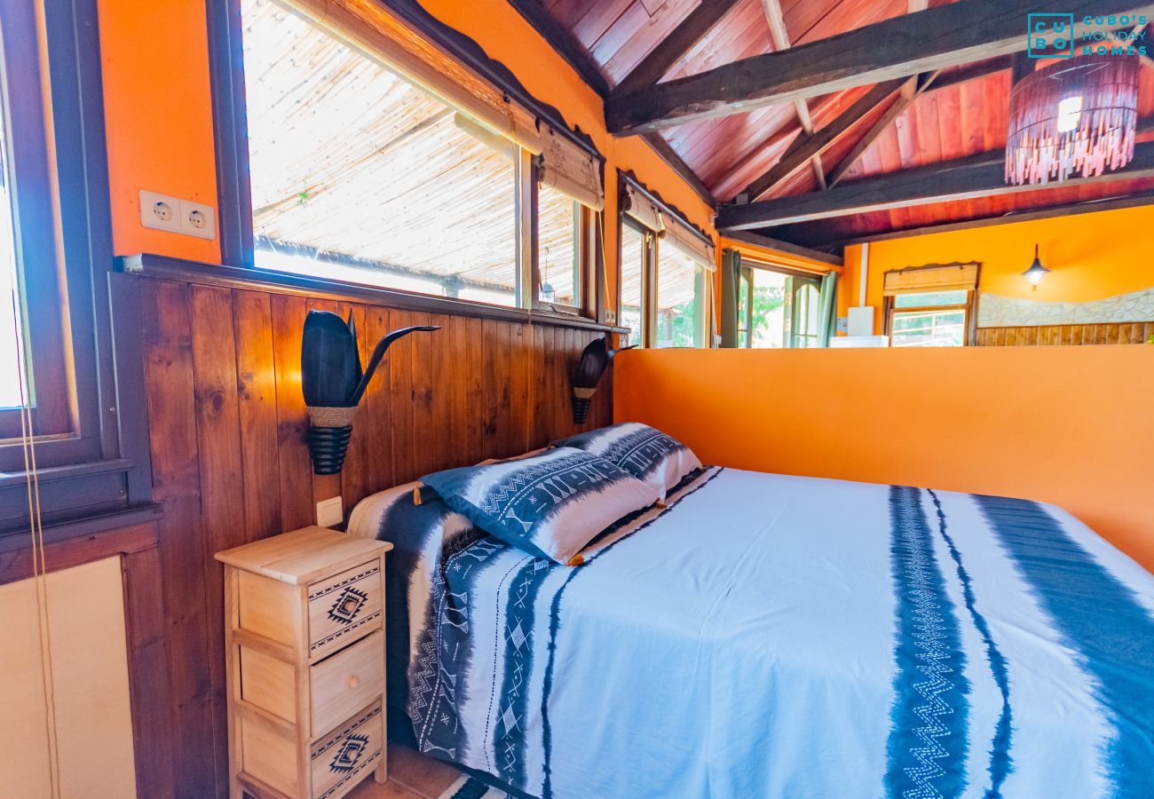 Bedroom of this rural studio in Mijas Pueblo