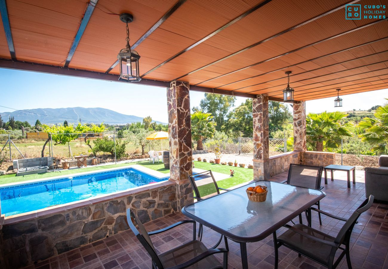 Terrace of this estate in Alhaurín el Grande