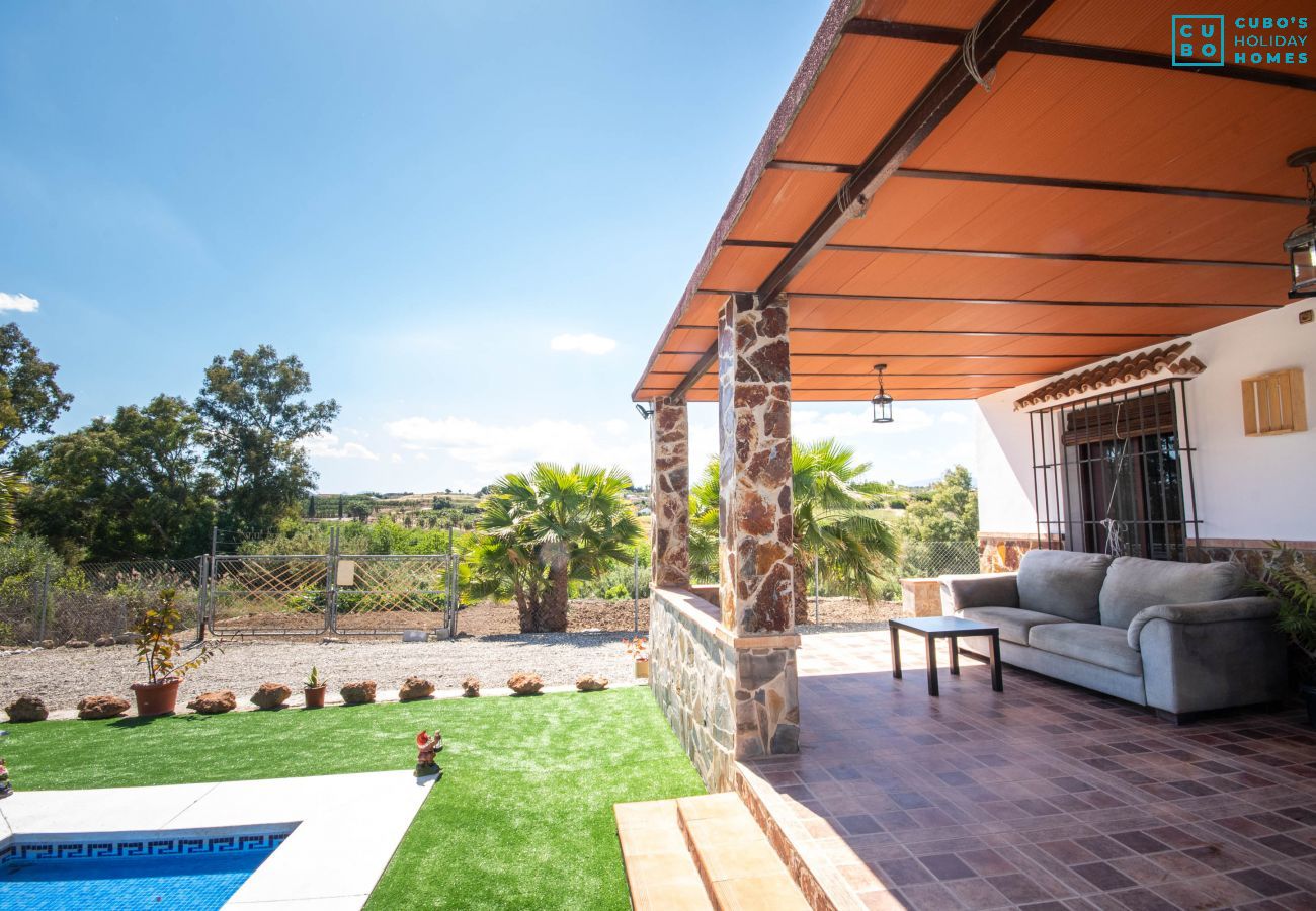 Terrace of this Finca in Alhaurín el Grande