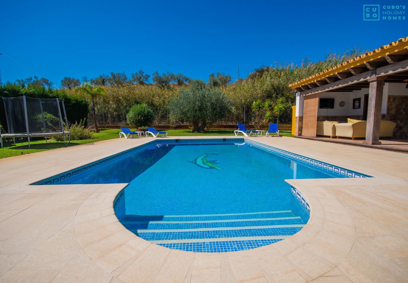 Pool of this farm in Alhaurín el Grande