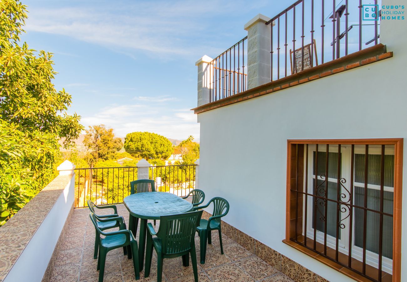 Terrace of this house in Alhaurín de la Torre