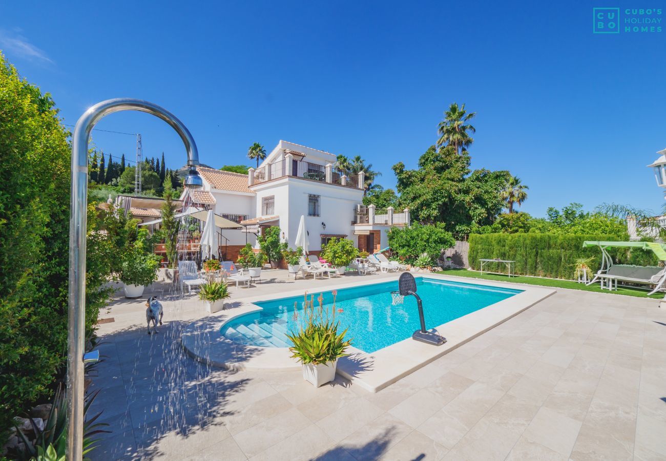 Pools and views of this fantastic House in Alhaurín