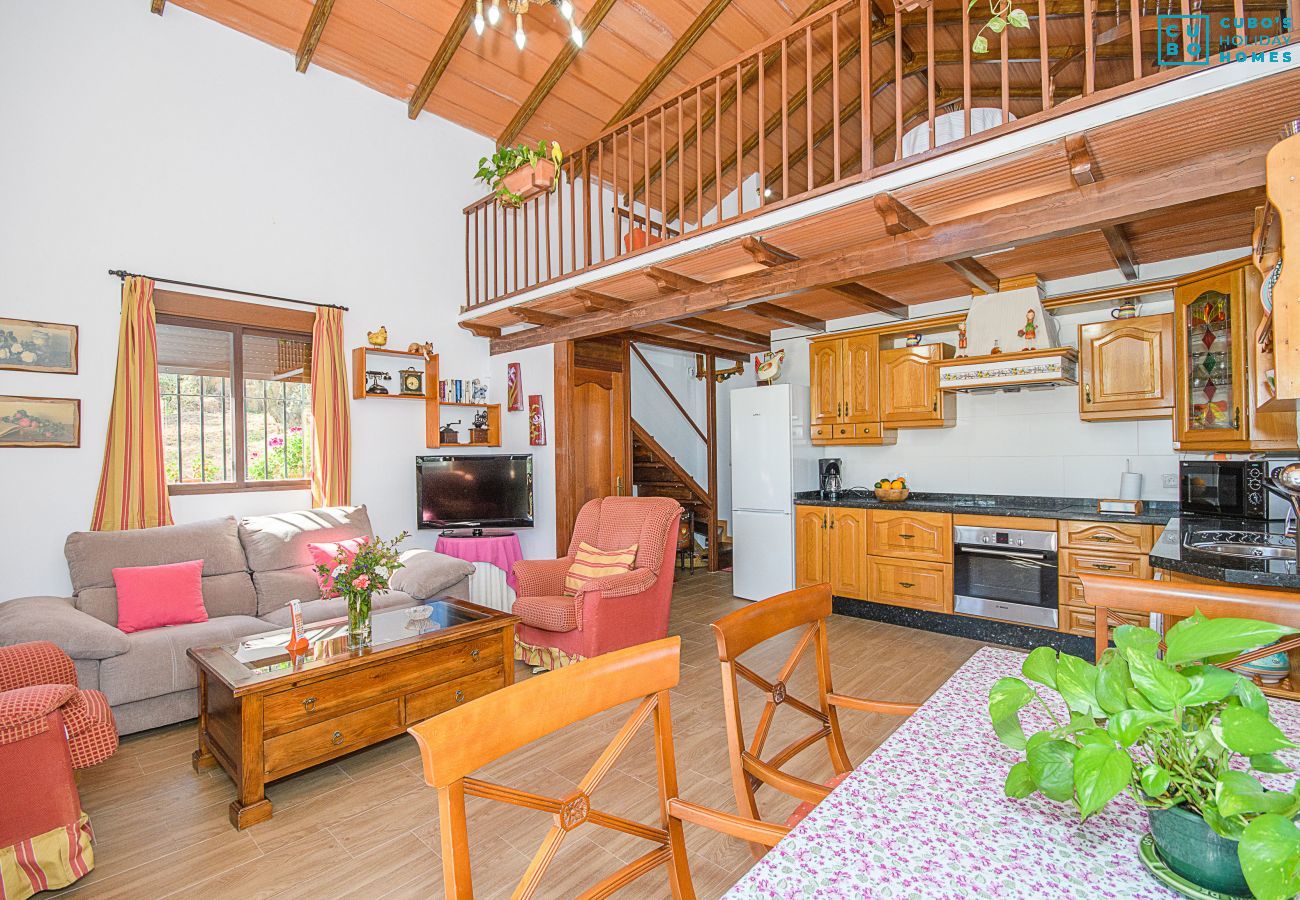 Living room of this house near El Caminito del Rey