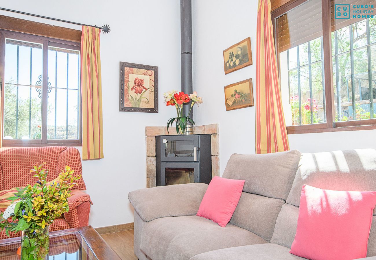 Living room of this house near El Caminito del Rey