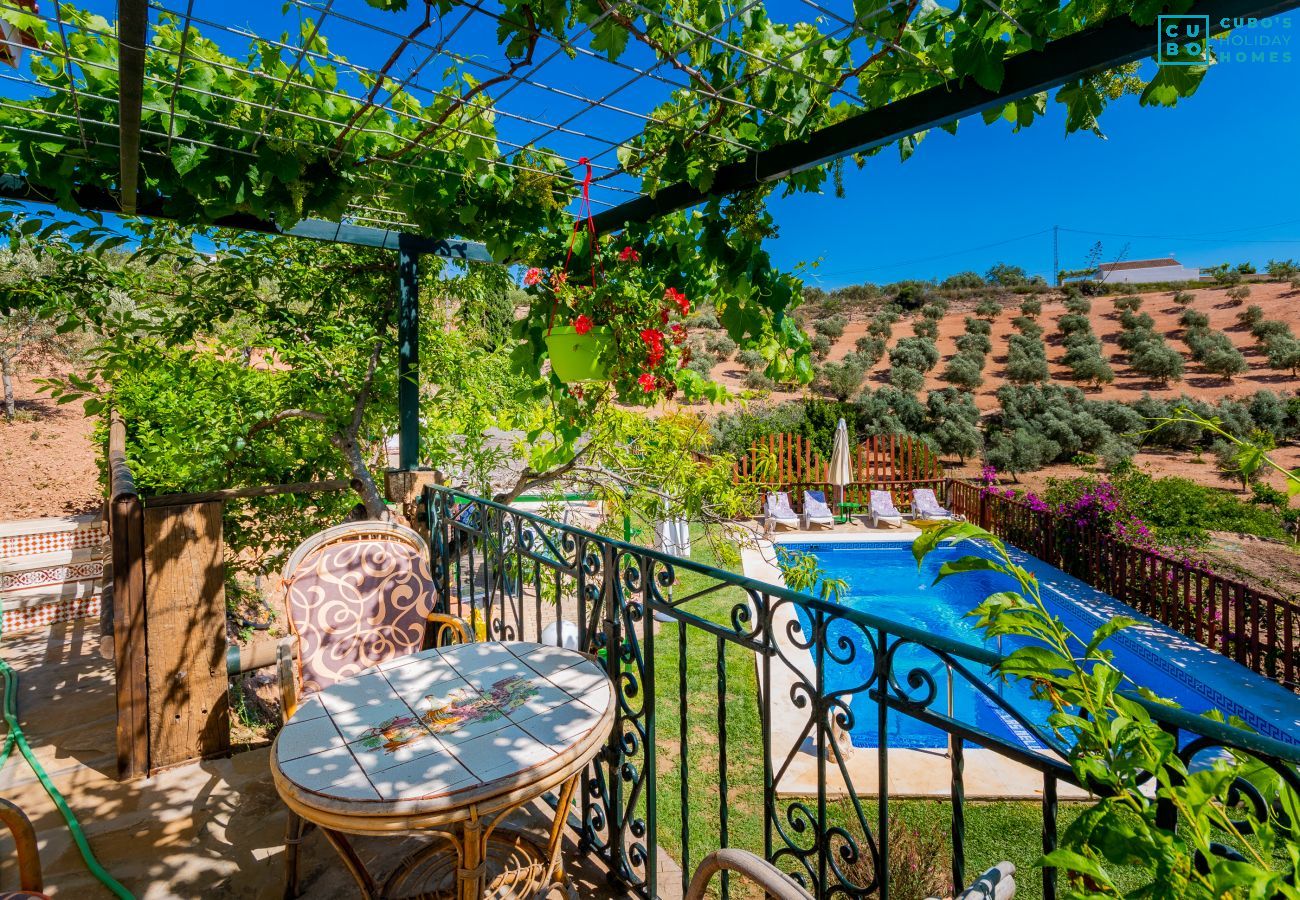 Terrace of this house near El Caminito del Rey