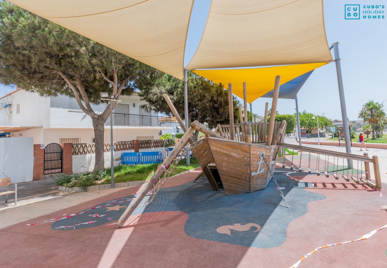 Children's park near this apartment in Rincón de la Victoria