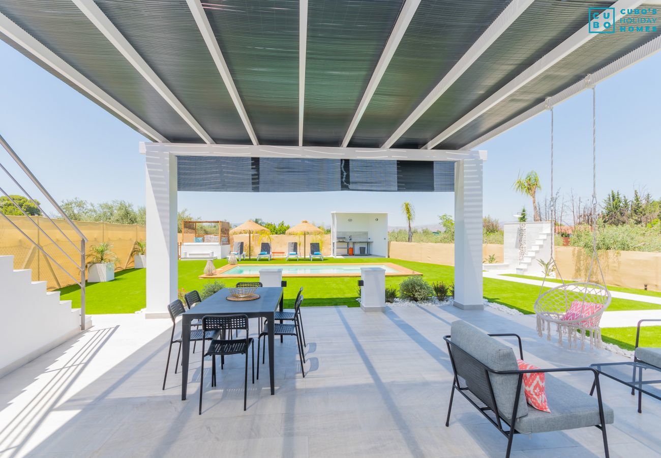 Terrace of this farm in Coín