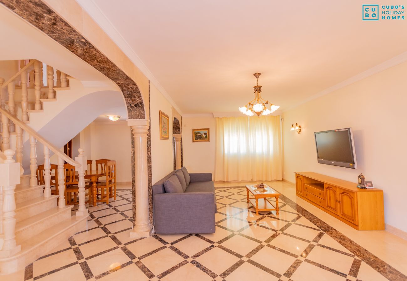 Living room of this Villa in Alhaurín el Grande (Málaga)
