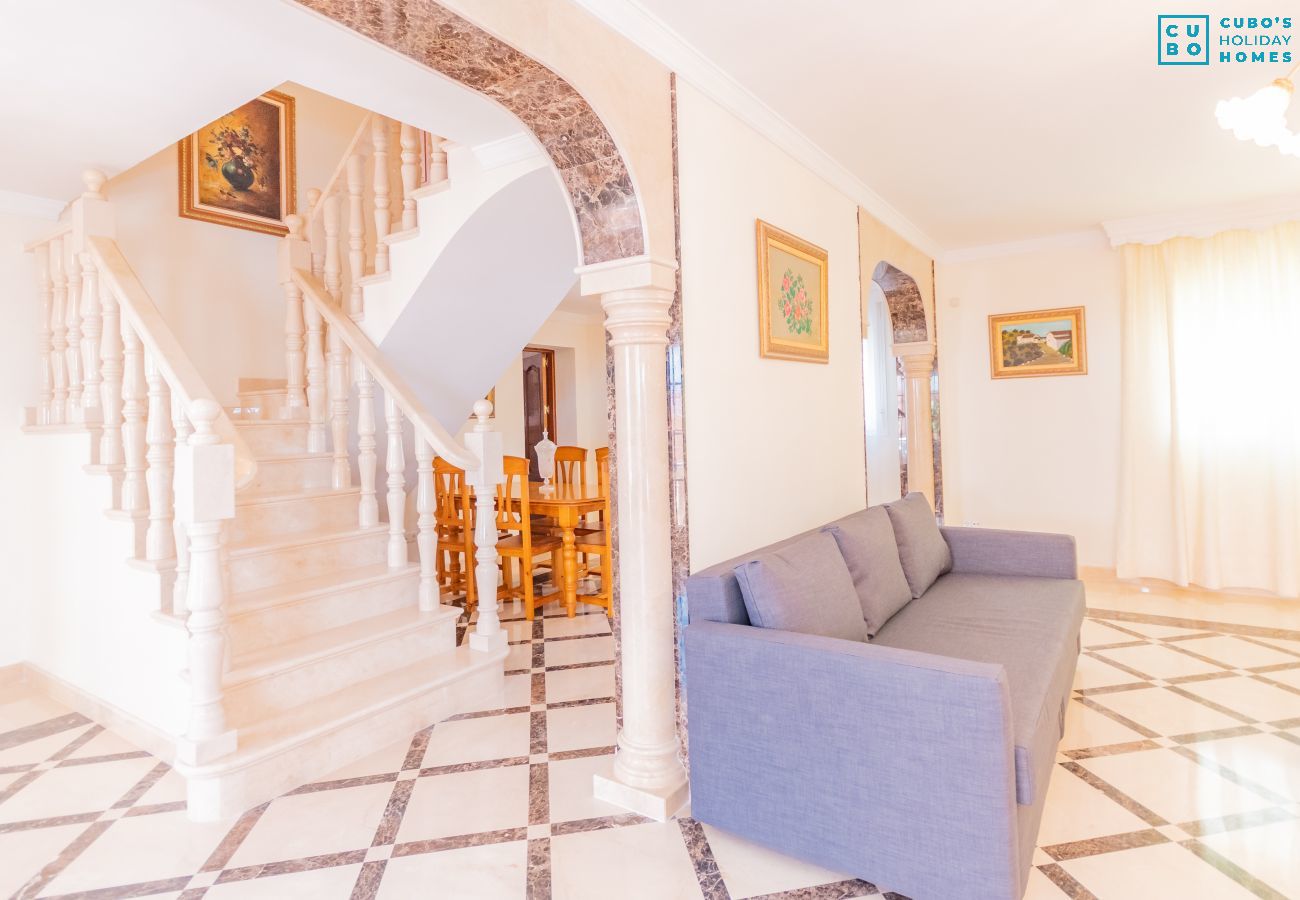Living room of this Villa in Alhaurín el Grande (Málaga)