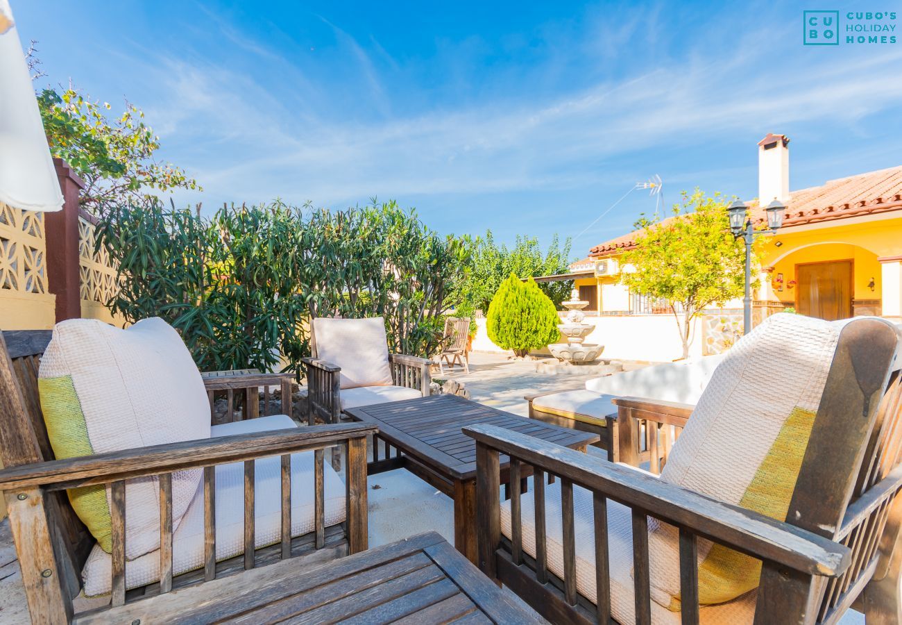 Terrace of this Finca in Alhaurín de la Torre