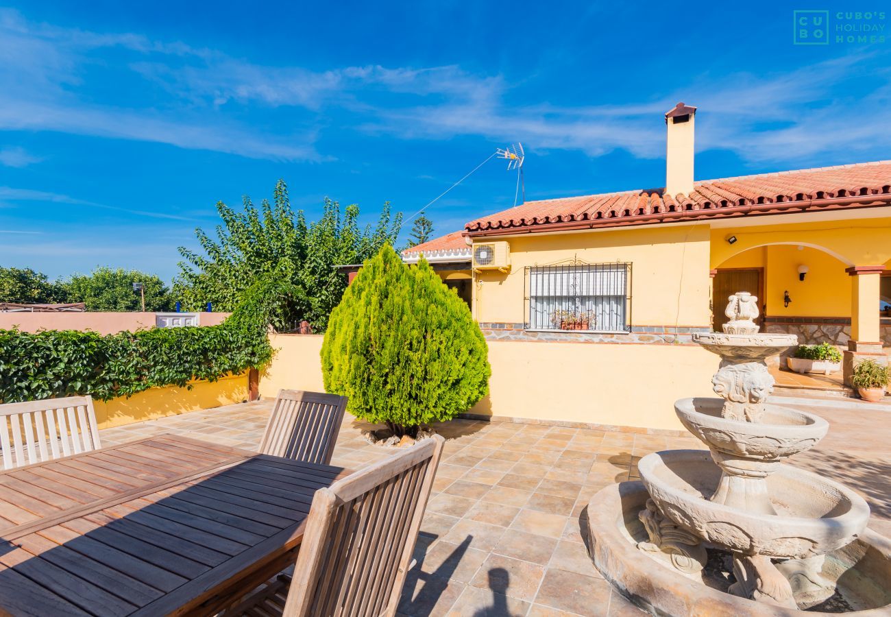 Terrace of this Finca in Alhaurín de la Torre