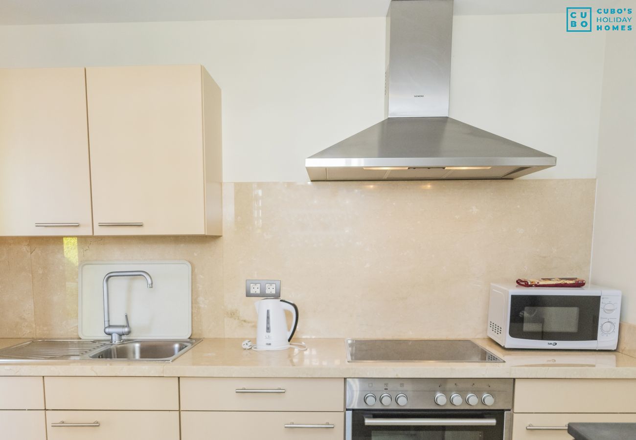 Kitchen of this apartment in Marbella