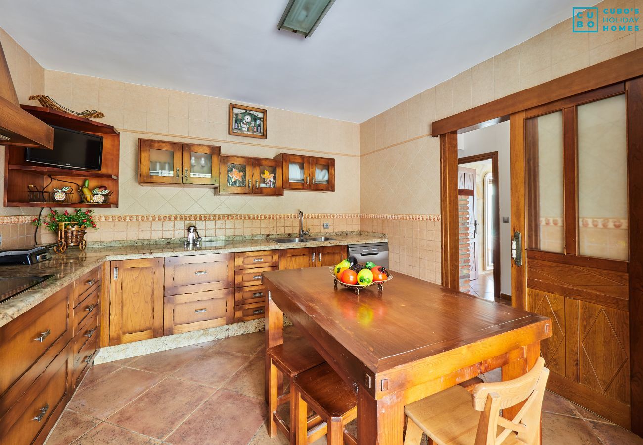 Kitchen of this farm in the Montes de Málaga