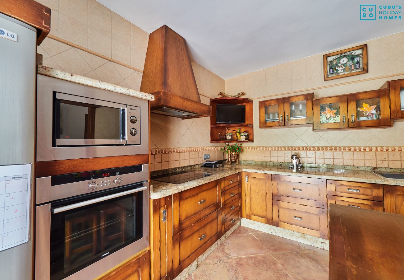 Kitchen of this farm in the Montes de Málaga