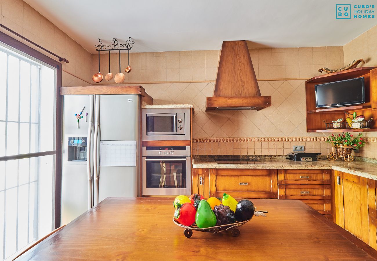 Kitchen of this farm in the Montes de Málaga