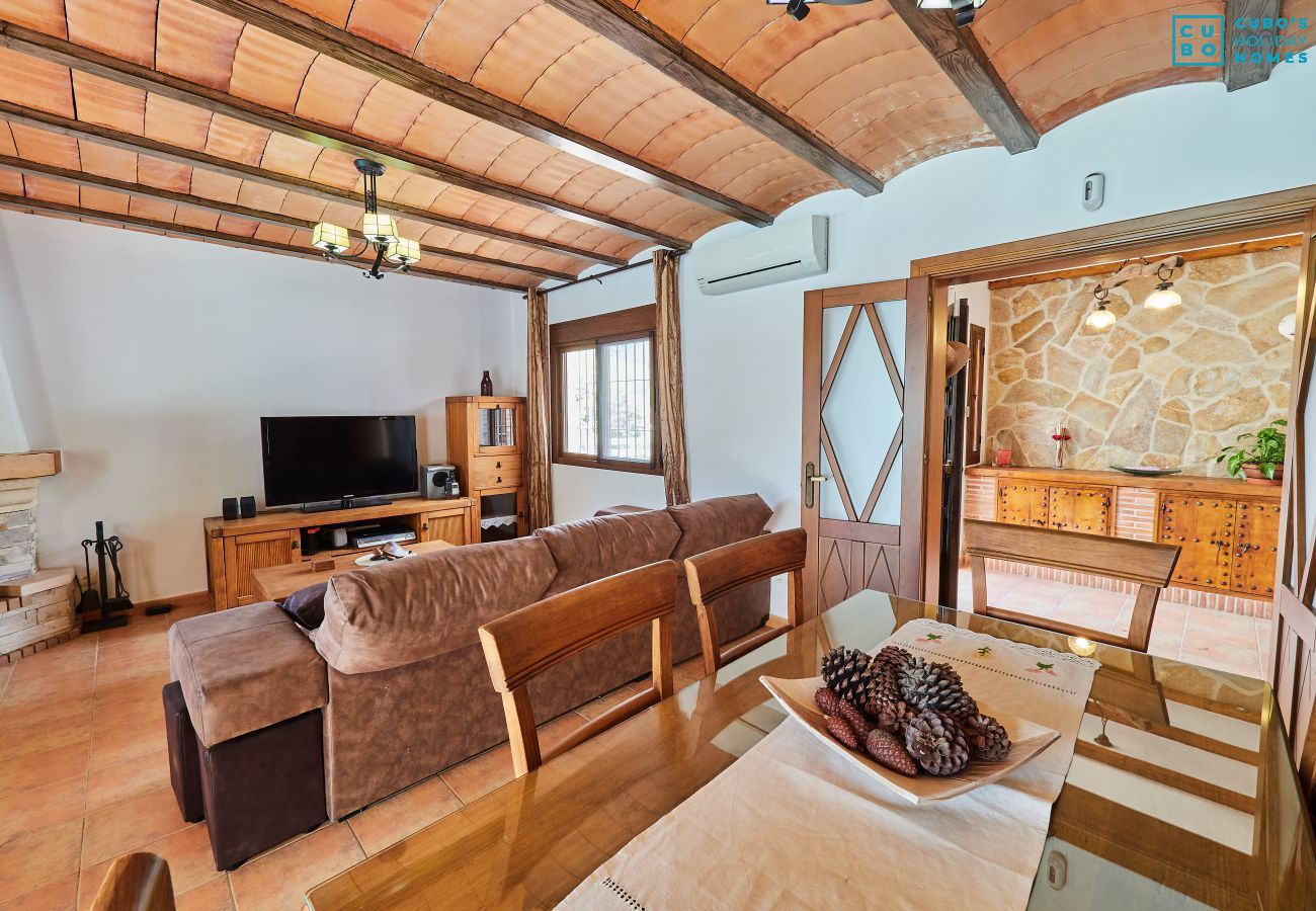Living room of this farm in the Montes de Málaga