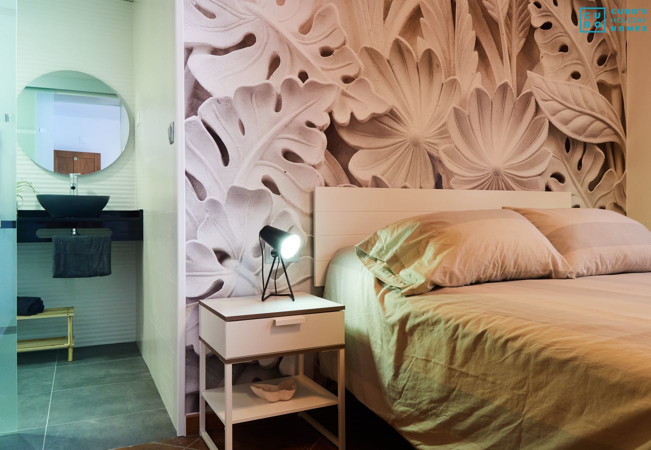 Bedroom of this farm in the Montes de Málaga