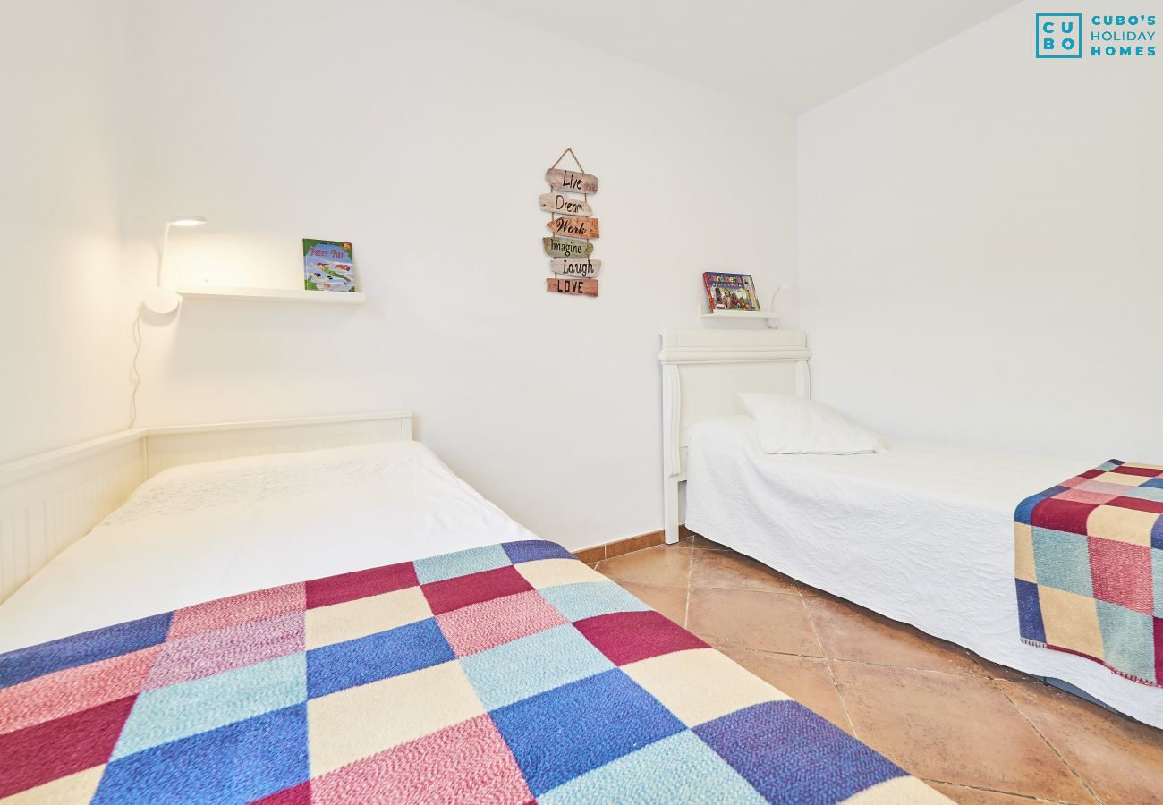 Bedroom of this farm in the Montes de Málaga