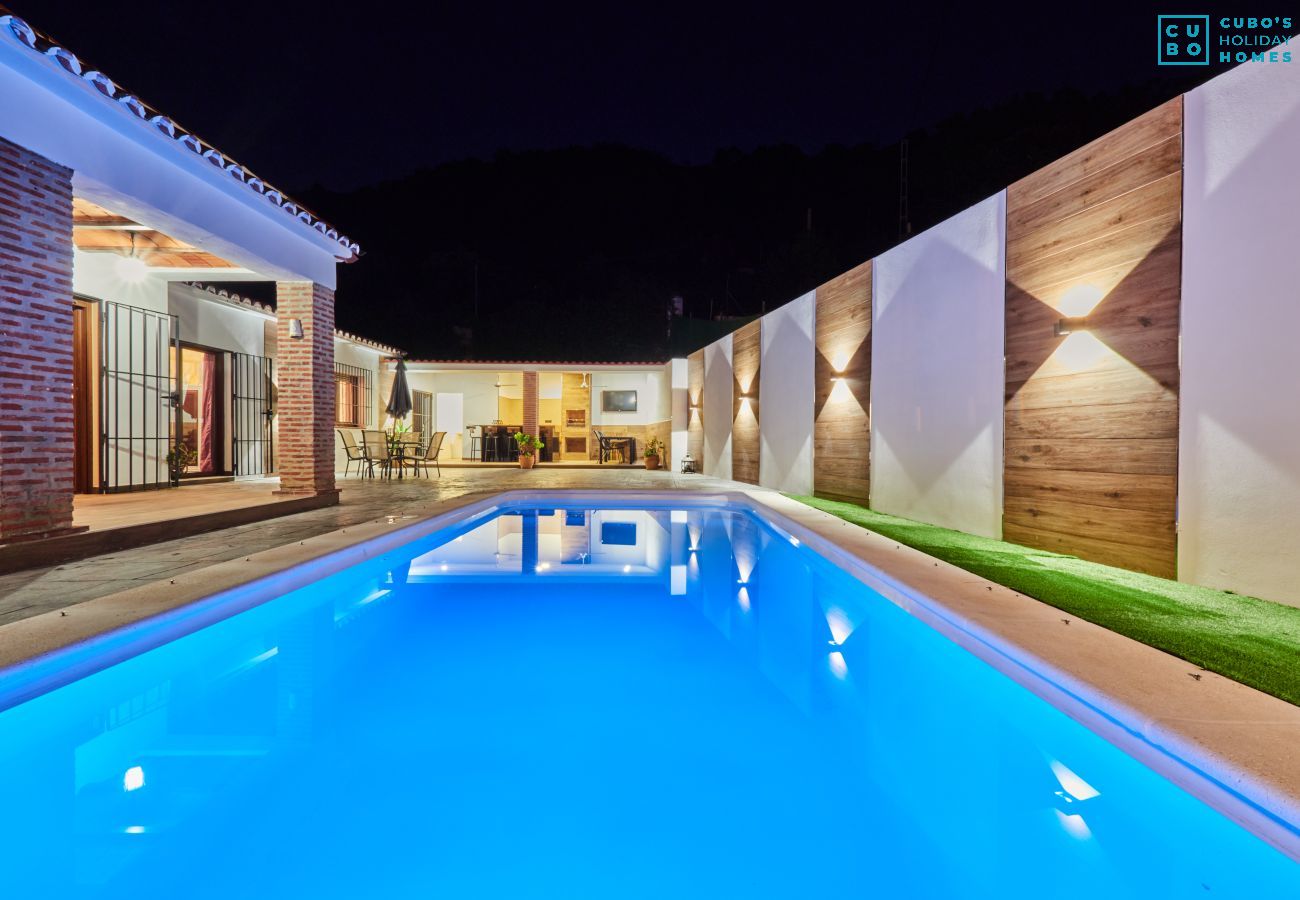Pool of this farm in the Montes de Málaga
