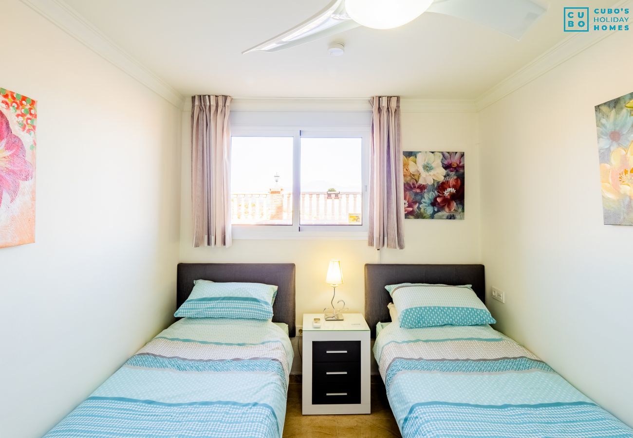 Bedroom of this house in Sierra Gorda, Coín