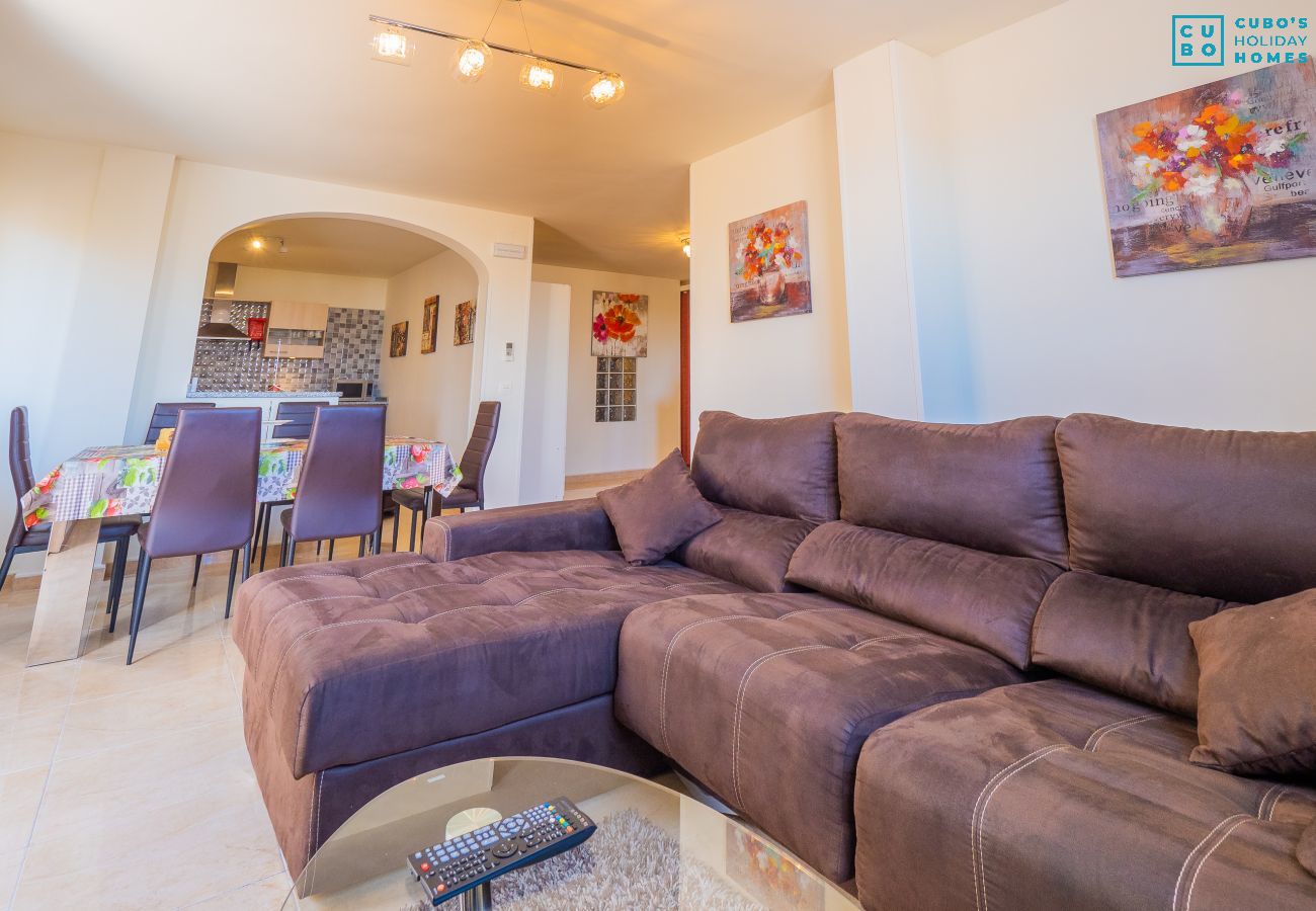 Living room of this house in Sierra Gorda, Coín