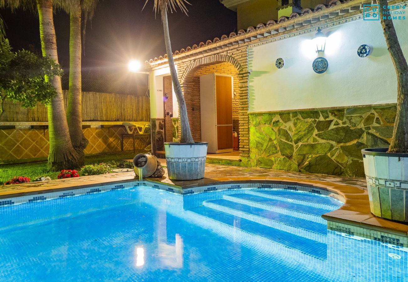 Private pool of this rural house in Alhaurín el Grande