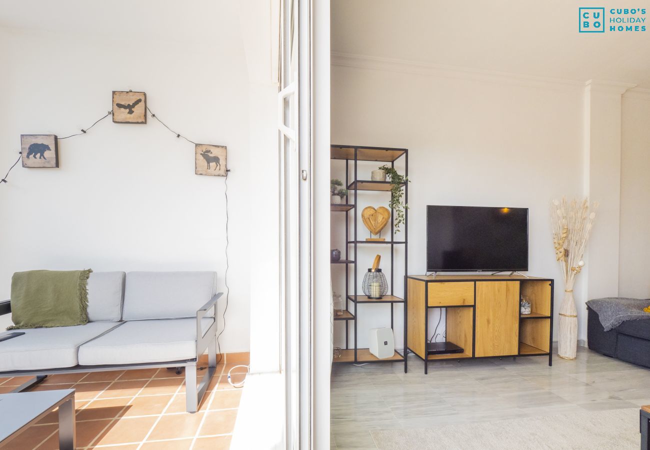 Living room of this apartment in Alhaurín el Grande