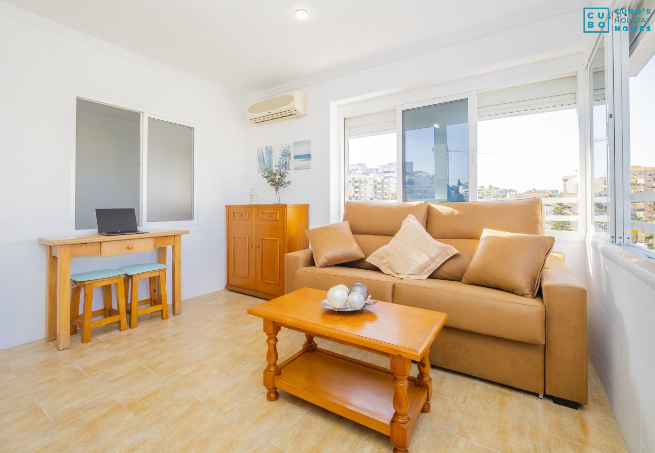 Living room of this apartment in Torremolinos